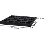 G.Gastro Pečící plotna pro vaflovač - tvar: bublinové srdce - D9782731 – Zboží Dáma