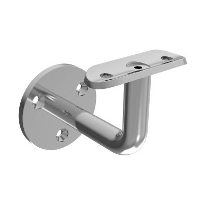 Hahn Steel Nerezový držák madla O42,4 mm pro montáž na zeď, AISI 316 - lesk – Sleviste.cz