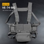 Wosport taktický Chest rig MK4 šedý – Zboží Dáma
