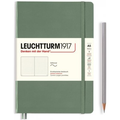 Olive Softcover Medium A5 dotted – Zboží Mobilmania