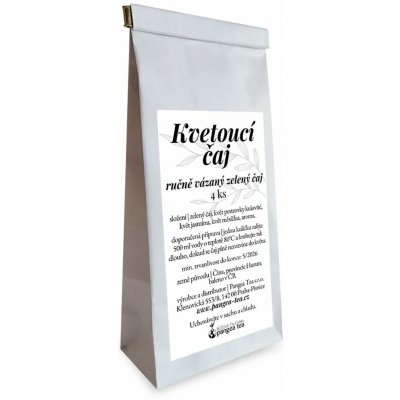Růžová čajovna Pangea Tea Kvetoucí čaj ručně vázaný zelený čaj s květy 4 ks – Hledejceny.cz