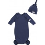 Moniel body čepička souprava do porodnice pro novorozence Navy Blue modrá – Sleviste.cz
