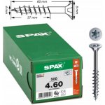 Vruty se zápustnou hlavou Spax 4x60 mm 500 kusů – Hledejceny.cz