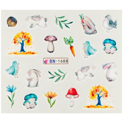 BIO nails Vodolepka BN 1688 zvířátka – Hledejceny.cz