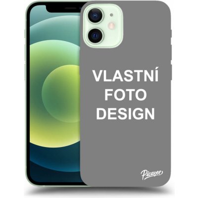 Pouzdro Picasee silikonové Apple iPhone 12 mini - Vlastní design/motiv čiré – Zboží Mobilmania