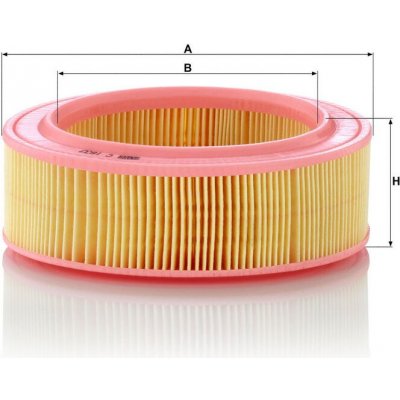 MANN-FILTER Vzduchový filtr MANN C1833 (MF C1833) – Hledejceny.cz