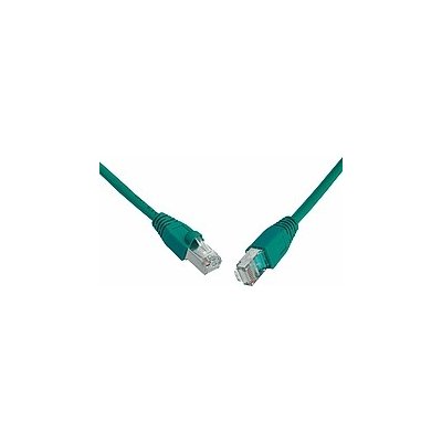 Solarix 28451509 patch, CAT5E SFTP PVC, 15m, zelený – Zboží Mobilmania