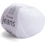 Yarn Art příze YarnArt Jeans 62 bílá – Sleviste.cz