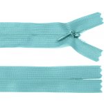Spirálový zip no.3 skrytý nerozepínací 20cm - více barev color: 587 oceánská modrá – Hledejceny.cz