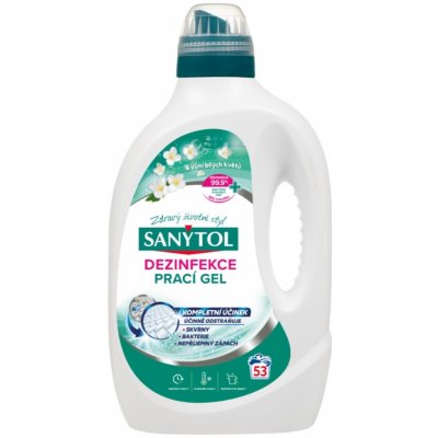 Sanytol prací prostředek Bílé květy 2,65 l 53 PD – Zbozi.Blesk.cz