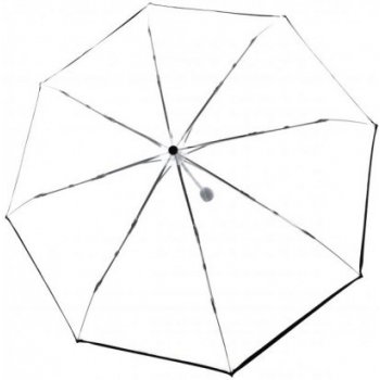 Doppler Fiber Mini Nizza Transparent skládací deštník průhledný