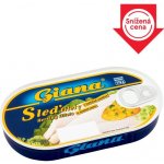 Giana sleď filety v hořčičné omáčce, 170 g – Sleviste.cz