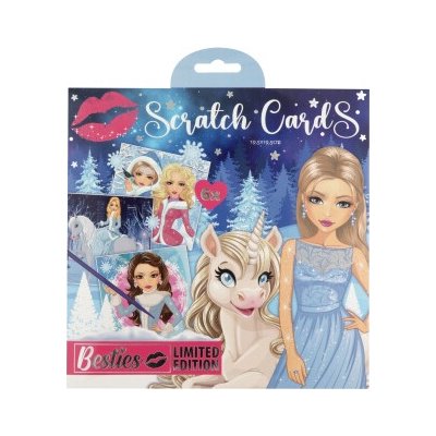 Grafix Škrabací obrázky holčičí 6 ks velikost 19 x 19 cm – Zboží Dáma