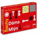 Šachy, dáma, mlýn - Dino – Zboží Dáma