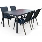 Vikio Venkovní zahradní set pro 4 osoby DK302-D antracit – Hledejceny.cz