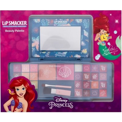 Lip Smaker Disney Princess Ariel Beauty Palette Dekorativní kazeta se zrcátkem 1 ks