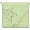Osuška pro miminko Scarlett Froté ručník hvězda s kapucí zelený