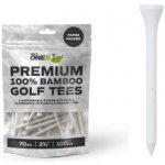 GOLF ONE8 Premium 100% Bamboo Golf Tees 70mm (2a3/4") - bílá 100ks – Zboží Dáma
