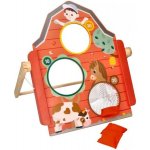Adam Toys aktivní tabule na vhazování polštářků Farma červená – Sleviste.cz