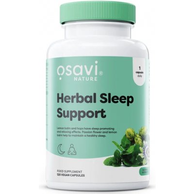 Osavi Herbal Sleep Support Melatonin Free 120 rostlinných kapslí – Hledejceny.cz