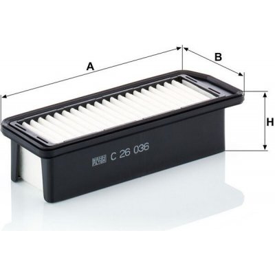 MANN-FILTER Vzduchový filtr MANN MF C26036 – Hledejceny.cz