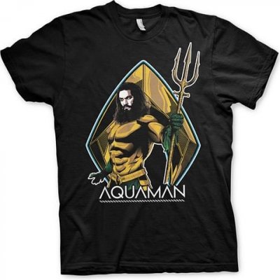 Fantasyobchod tričko Aquaman černá – Zboží Mobilmania