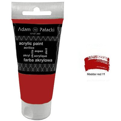 Akrylová barva Adam Palacki 75 ml Madder Red