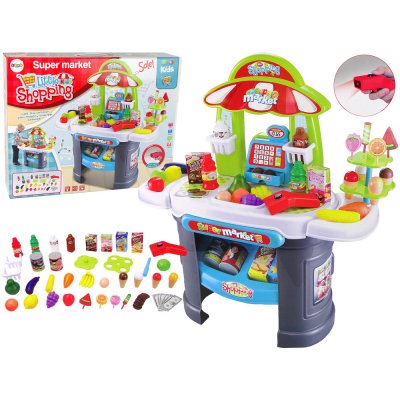 LEAN Toys Supermarket Set Skener potravin pro děti – Zboží Dáma