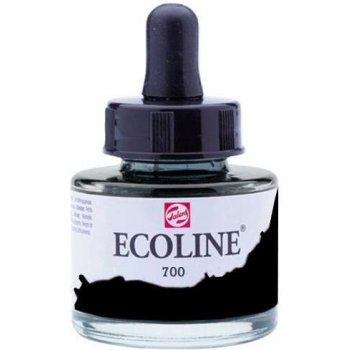 Akvarelová barva Ecoline 30 ml 700 Black