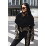 Fashionweek dámská čepice jako kapuce s trubkovým šátkem 2W1 JK-Samira černá – Hledejceny.cz