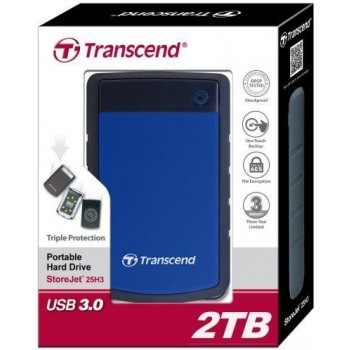 Transcend StoreJet 25H3 2TB, TS2TSJ25H3B