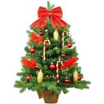 LAALU Ozdobený stromeček SANTA CLAUS 60 cm s 29 ks ozdob a dekorací – Zboží Dáma