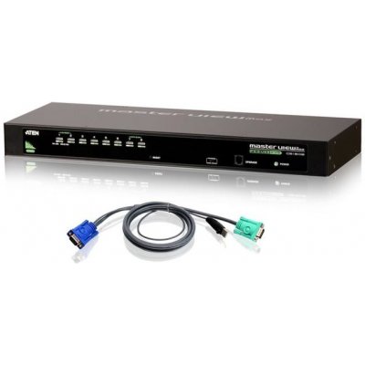 Aten CS-1308A KVM switch USB&PS2 8PC, OSD, 19"