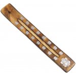 Indie Stojánek na vonné tyčinky dřevěný lyže antik Ganesh – Sleviste.cz