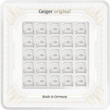 Leipziger Edelmetallverarbeitung GEIGER Originál Stříbrný slitek Multicard 25 x 1 g
