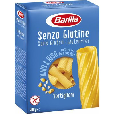 Barilla bezlepkové těstoviny Tortiglioni 400 g – Zbozi.Blesk.cz