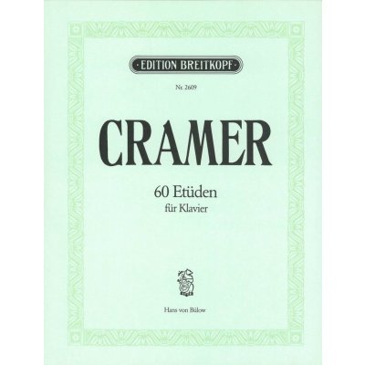 Cramer Johann Baptist 60 etud pro hráče na klavír – Zbozi.Blesk.cz