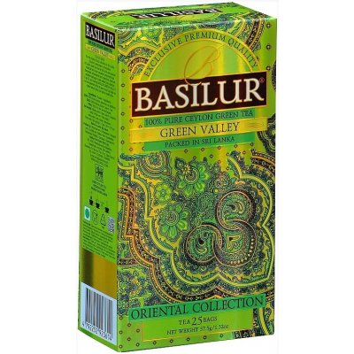 Basilur Orient Green Valley 25 x 1,5 g – Zbozi.Blesk.cz