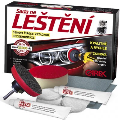 Carex Sada na leštění a ochranu povrchu světlometů 90709 – Hledejceny.cz