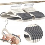 SEVERNO Home Sada protiskluzových ramínek SOFTY 20 kusů šedá – Sleviste.cz