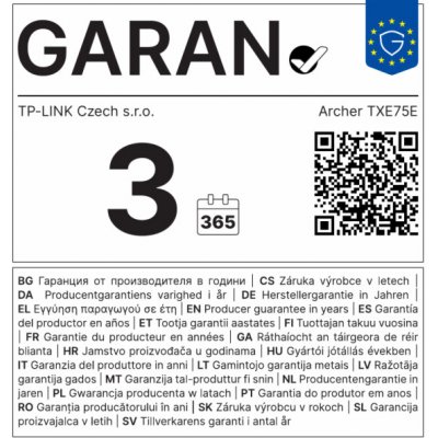 TP-Link Archer TXE75E – Hledejceny.cz