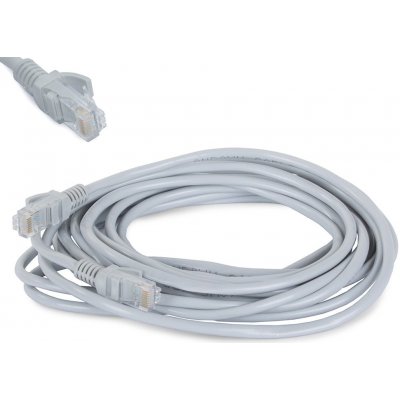 Verk 13128 RJ45,CAT5E, 5m, šedý – Zboží Živě