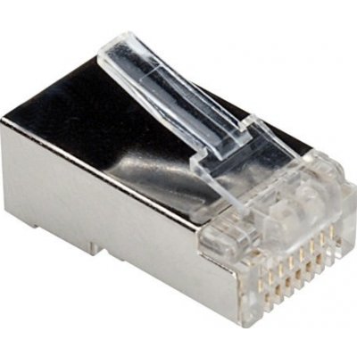 DATACOM Konektor RJ45 STP 8p8c Cat6 drát 10ks 4136 – Zbozi.Blesk.cz