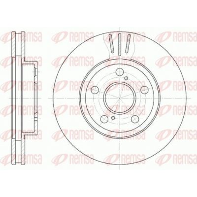 Brzdový kotouč REMSA 6540.10 – Zboží Mobilmania
