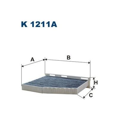 Filtr, vzduch v interiéru FILTRON K 1211A | Zboží Auto