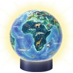 Ravensburger 3D puzzleball svtící noční globus 72 ks – Zboží Dáma