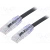 síťový kabel Panduit UTP6AX3MBL Patch, TX6A™ 10Gig,U/UTP; 6a; drát; Cu; PVC; 3m, černý