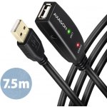 Axagon ADR-207 USB 2.0 A-M -> A-F aktivní prodlužovací / repeater 7.5m – Zboží Živě