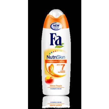 Fa Nutri Skin Intensively Caring White Peach sprchový gel 250 ml