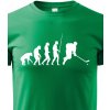 Dětské tričko dětské tričko Evoluce hokej, zelená
